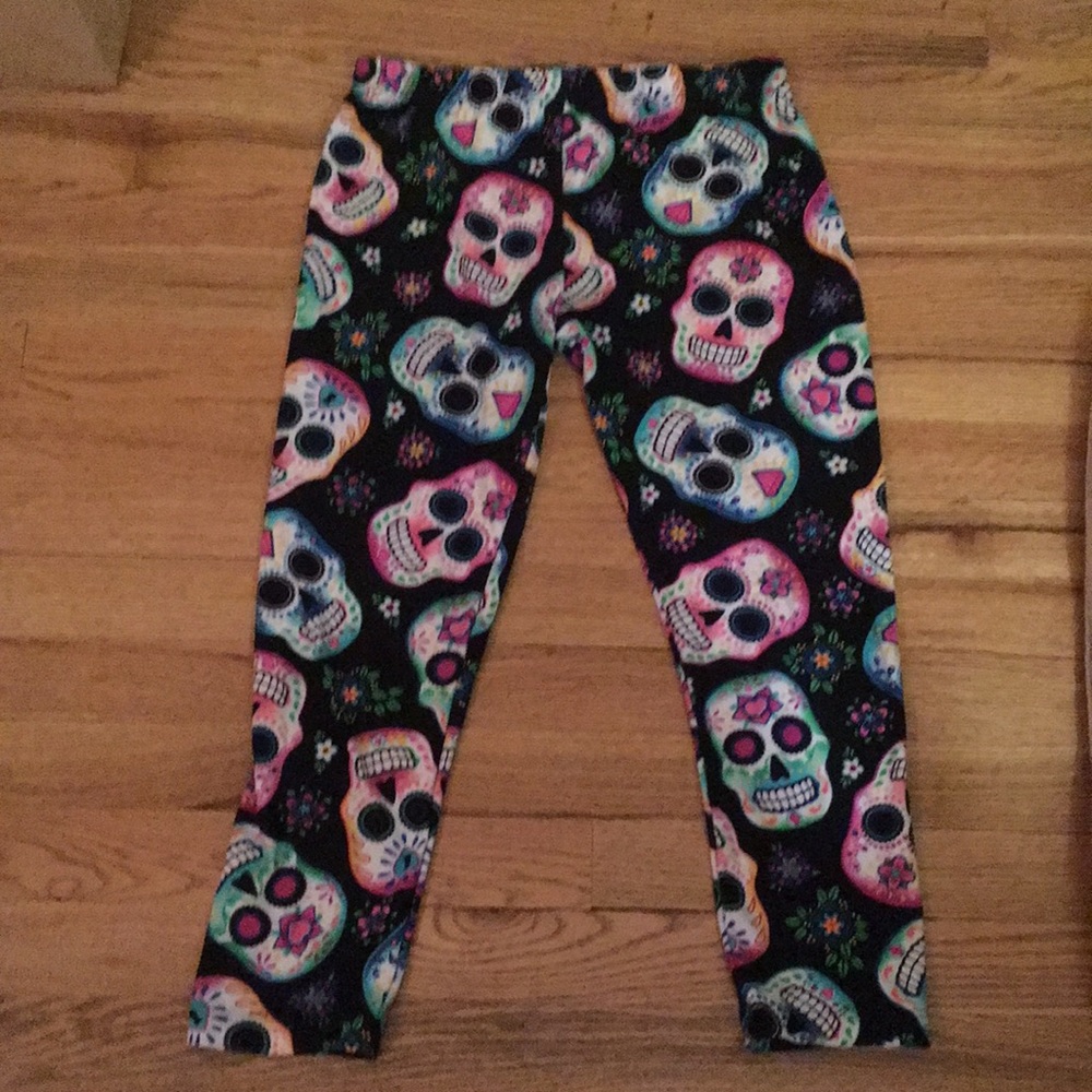 💀🍭💀 Sugar skull leggings!